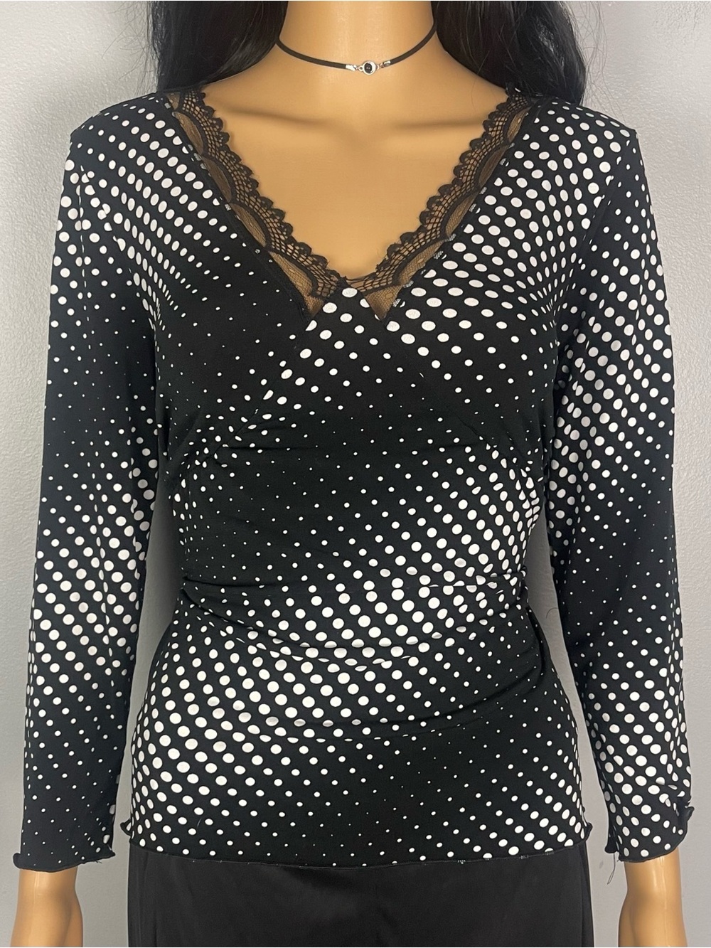 Vintage Polka Dot Blouse
